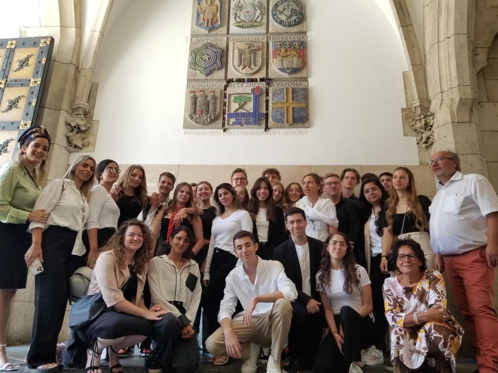 משלחת בני הנער (צילום: עיריית באר שבע)